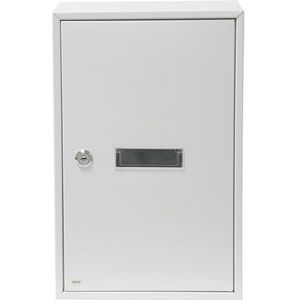 Amig - Brievenbus - Wit - Staal - Afmetingen 40 x 25 x 10 cm - Geschikt voor Binnen