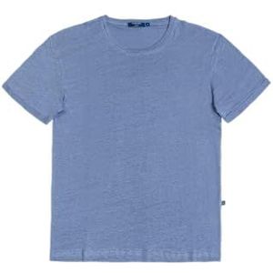 Gianni Lupo GL087Q-S23 T-shirt, lichtblauw, M heren, Lichtblauw