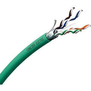 Schneider Electric VDICD136218 Actassi CL-C kabel – Cat6 F/UTP D – 4 paar 250 MHz – groen – lineaire meter