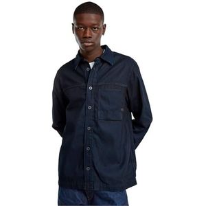 G-Star RAW 1-pocket regular denim overhemd, blauw (Worn in Adrift Cobler D24764-d777-g818), L