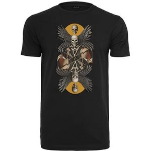 Mister Tee Heren T-shirt Angel of Death Tee, print T-shirt voor mannen, grafisch T-shirt, streetwear, zwart, XL