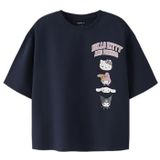 Nkfoda Hellok Ss RLX Top Box Sky, navy blazer, 116