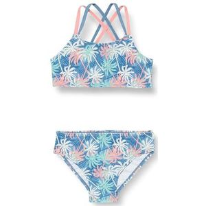 Playshoes Meisjesbikini met UV-bescherming, badpak, zwempak, badkleding, Palmen, 98-104