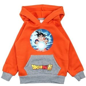 Dragon Ball, sweatshirt voor jongens, Oranje, 8 Jaren