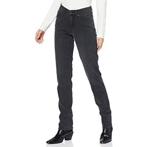 MAC Jeans Melanie Straight Jeans voor dames, D951 Authentic Black Wash., 34