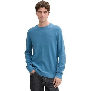 TOM TAILOR heren trui, 37095 - Ocean Blue Melange, S