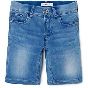 NAME IT Boy's NKMTHEO XSL DNM SW L 5799-TH NOOS Shorts, Medium Blue Denim, 92, blauw (medium blue denim), 92 cm