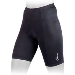 GONSO Mona V2 Fietsbroek van 90% polyamide en 10% elastaan, voor dames, gevoerde fietsbroek/bermuda/shorts met elastiek, vormvast, binnenzak