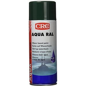 RC2 Corporation 32191-AA CRC 32191-AA-AQUA acrylverf op waterbasis, milieuvriendelijk RAL 6005 mosgroen 400 ml, zwart