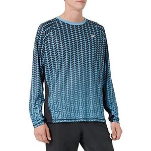 Rochester Raglan Adriatic Blue Fade AOP-L Longsleeve-Adriatic Blue Fade