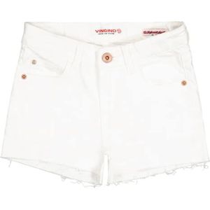 Vingino Girls's DAIZY jeans, White Denim, 10, wit, denim, 140 cm