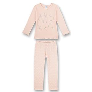 Sanetta Meisjes lang roze baby- en peuterpyjama's (2 stuks)