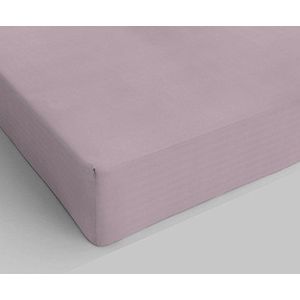 Italian Bed Linen Hoeslaken Max Color, katoen, antiekroze, 1-zits en half