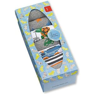 Sterntaler Baby - Jongens Sokken 7 Box Jongens Sokken, per pack Grijs (Zilver Mel. 542), (Fabrikant grootte: