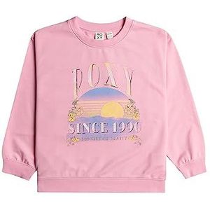 Roxy Morning Hike RG A Sweater, roze prisma, 10 jaar voor meisjes, Roze Prisma, 10 Jaar