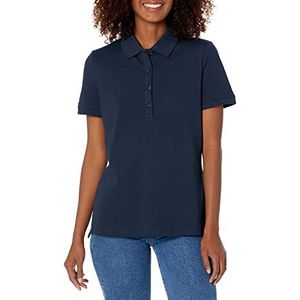 Amazon Essentials Poloshirt voor dames,marineblauw,L-XL