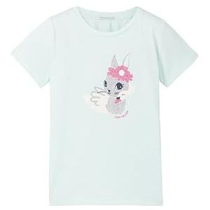 TOM TAILOR T-shirt voor meisjes, 34686 - Zacht Sugar Green, 92/98 cm