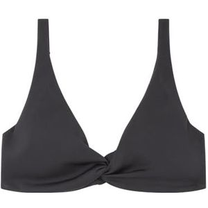 Women'Secret Hibiscus bikinitop voor dames, Zwart, 95C