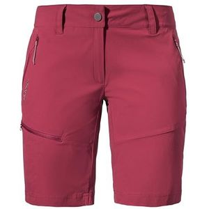 Kleur - Korte Broek - Rood - Nylon/Elastaan - Slim Fit
