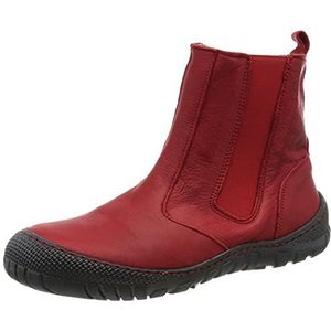 POLOLO Uniseks Chelsea-laarzen voor kinderen, rood, 27 EU