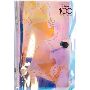Coolpack 60404PTR, A5 Note book PVC 160 pages/checkring system, envelope with zip closure, ruler, Disney 100 Opal Collection