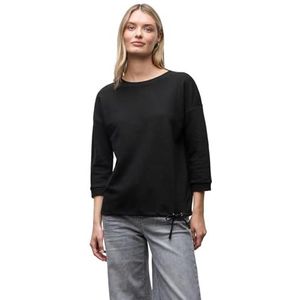 Street One Structuurmix shirt zwart 38