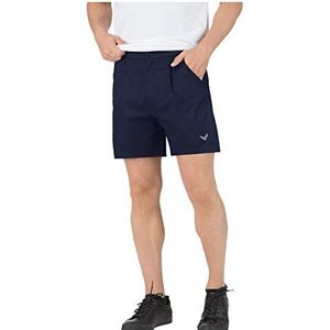 Trigema Heren Sportshorts 616072, blauw (navy 046), S