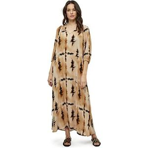 Desires dames Bina 7/8 enkeljurk Print Cubaanse zand XL