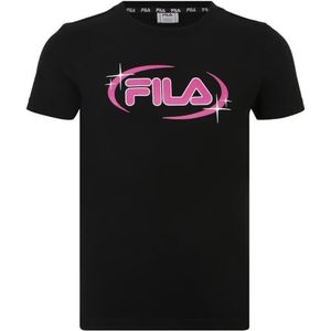 FILA Lochum Cropped T-shirt voor dames, zwart, 134-140