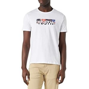 Teddy Smith T- Ezio 2 MC T-shirt, wit, XS, Wit., XS