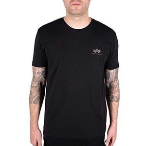 Alpha Industries Backprint T Camo T-shirt voor heren Black/Woodland