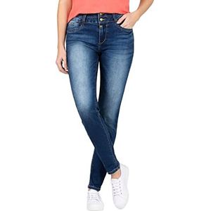 Timezone Dames Slim EnyaTZ Womenshape Jeans, Grape Blue Wash, 29/30