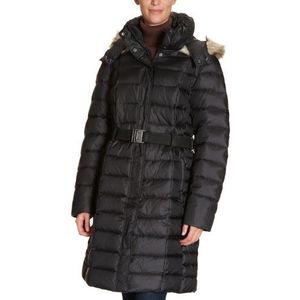 Esprit Collection W2J335 Gewatteerde jas voor dames, Zwart-TR-CE-7, 34