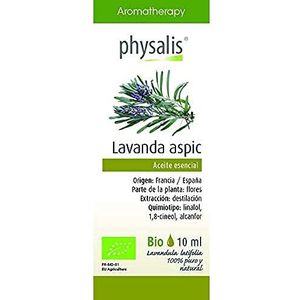 Fysalis geurolie lavendel (Spica) 10 ml Bio - 1 x 1 stuks)