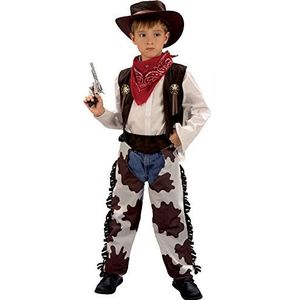 Ciao Cowboy Rodeo Kid kinderkostuum (maat 5-7 jaar), bruin/wit, jongens