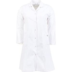 Planam damesmantel ""BW"" 1/1 arm maat 42, zuiver wit, 1682042