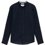 Tom Tailor - Vrijetijdsoverhemd - Regular Fit - Mix van Linnen en Katoen