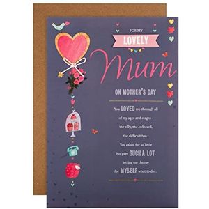 Hallmark Moederdagkaart voor mama - traditioneel geïllustreerd vers ontwerp