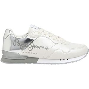 Pepe Jeans Dames London W Part Sneaker, Fabriek Wit, 37 EU