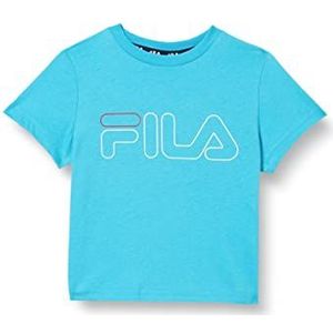 FILA Unisex kinderen SAARLOUIS T-shirt, Blue Atoll, 98/104, blue atoll