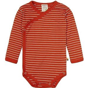loud + proud Unisex Baby Derby Rib, GOTS-gecertificeerd body, terracotta, 62/68, terracotta, 62/68 cm
