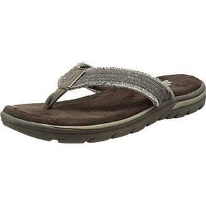 Skechers Relaxed Fit Supreme Bosnia-sandaal, Chocolade, 46 EU