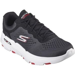 Skechers Heren GO Run 7.0 Sneakers, houtskool en zwart textiel/synthetisch, 41 EU, Houtskool en Zwart Textiel Synthetisch, 42.5 EU