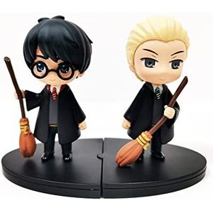 Bizak Harry Potter-figuren, 8 cm, Harry en Draco, verzamelaars, grote details, 13 verzamelfiguren, aanbevolen voor de leeftijd van 3 jaar (64115016)