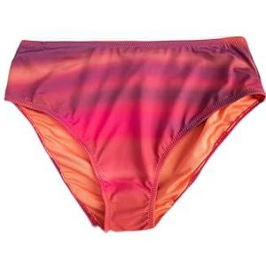 Koton Bikinibroekje met hoge taille voor dames, Oranje design (2d2), 42