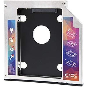 Monkey Ladder Adapter voor 9,5 mm harde schijf naar 12,7 mm optisch station (accessoires voor het installeren van een tweede harde schijf of SSD op een notebook)