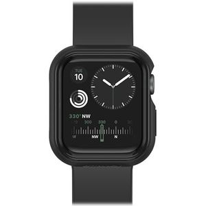 OtterBox Watch Bumper voor Apple Watch Series 3-38mm, schokbestendig, valbestendig, slanke beschermende hoes voor Apple Watch, beschermt het scherm en de randen, Zwart