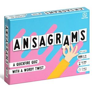 Format Games Ansagrammen | Kaartspel van TV & Radio Personality Matt Edmondson | Een Quick-Fire Quiz met een Wordy Twist | 3 Spelers + | Gemiddelde speeltijd 30-60 minuten