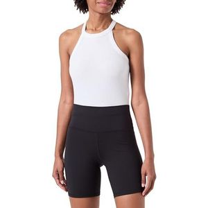 Champion Athletic Club W Gerecycled Poly-Stretch High Waist Short Tight Shorts, Zwart, M Dames SS24, Zwart, M