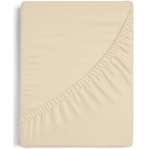Burrito Blanco Hoeslaken, glad, A7, voor kinderbed, 60 x 120 cm, katoen en polyester, beige